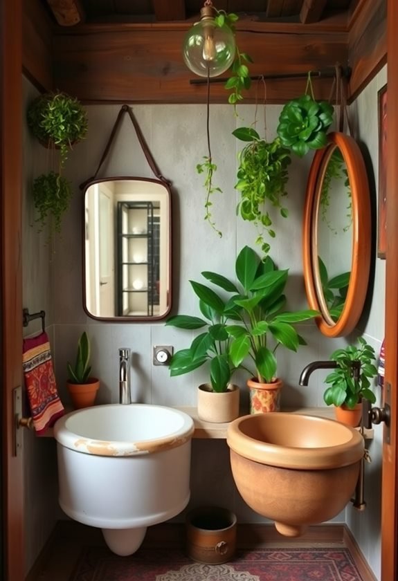 bohemian bathroom design inspirations