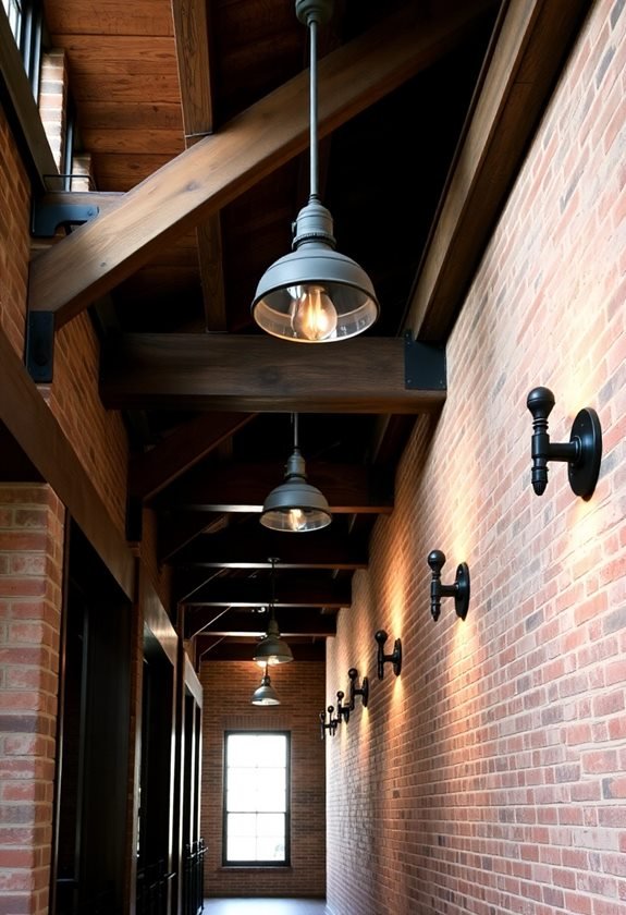 industrial hallway design ideas