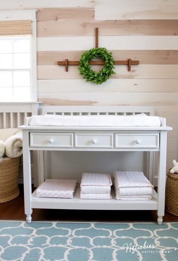 revamped nursery furniture piece