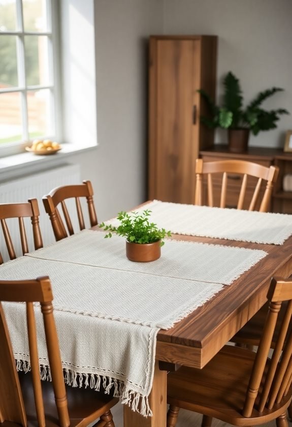 sustainable organic cotton placemats