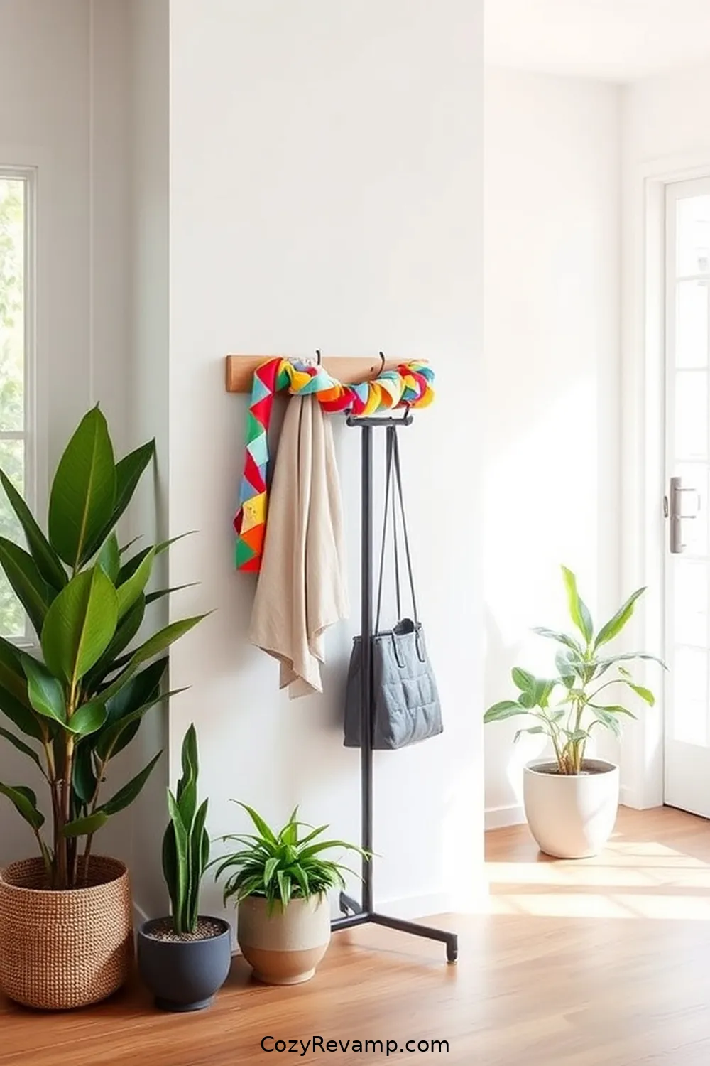 15 Creative Ways to Use Upcycled Fabric Materials in a Minimalist Entryway 12 Fabric Scrap Garland for 15 Creative Ways to Use Upcycled Fabric Materials in a Minimalist Entryway
