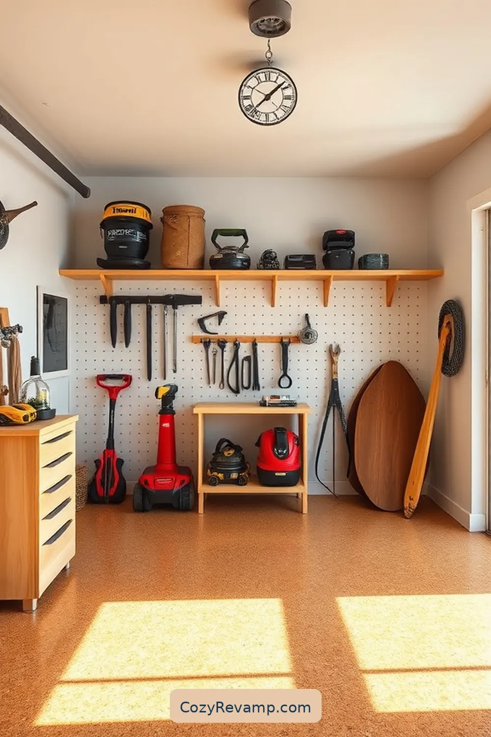Eco-Friendly Cork Flooring for 15 Essential Features of a Minimalist Garage With Cork Material