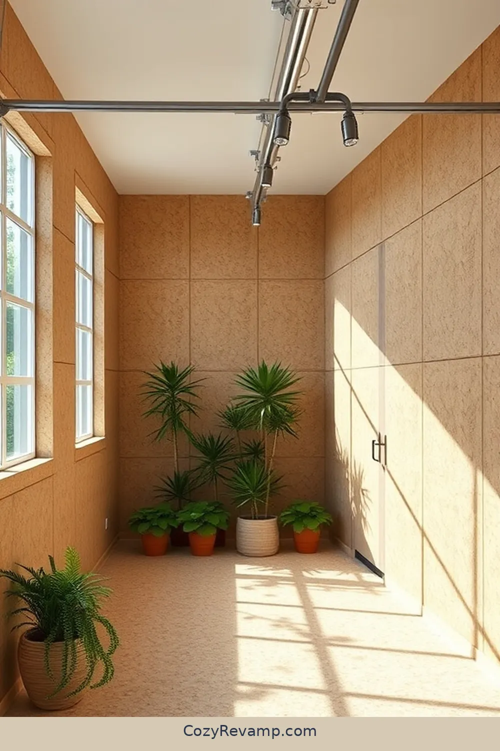 Enhancing Natural Light With Cork Elements for 15 Essential Features of a Minimalist Garage With Cork Material