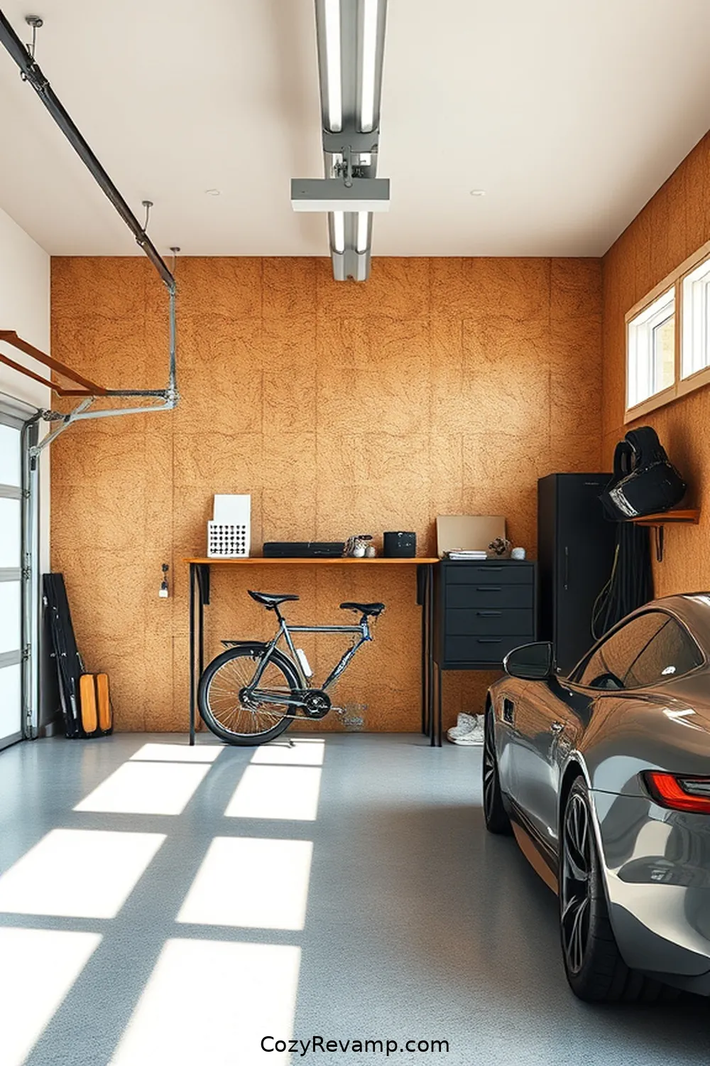 Natural Insulation Benefits for 15 Essential Features of a Minimalist Garage With Cork Material