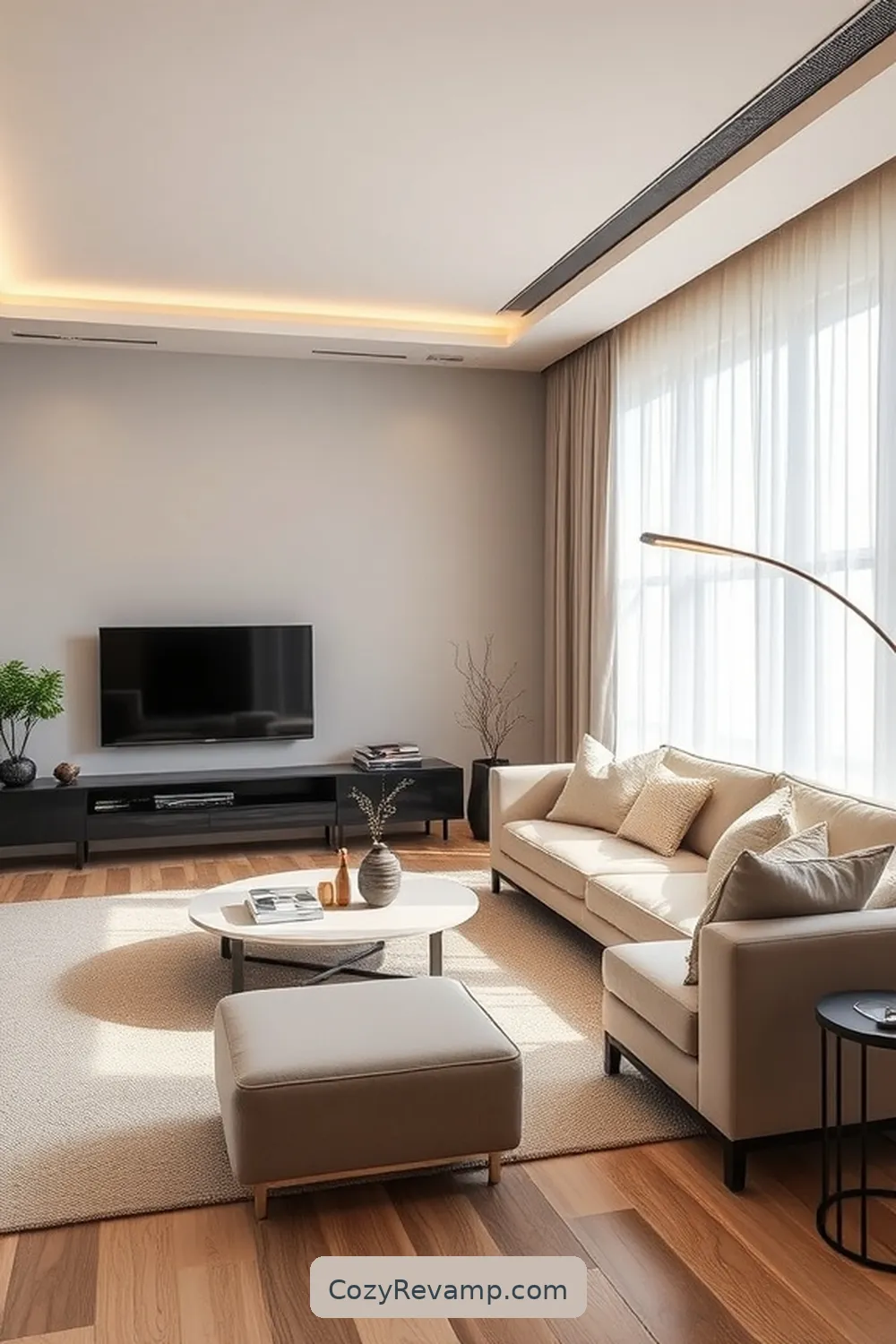 Sleek Furniture for 15 Essential Materials for a Minimalist Living Room With Solar-Powered Lights