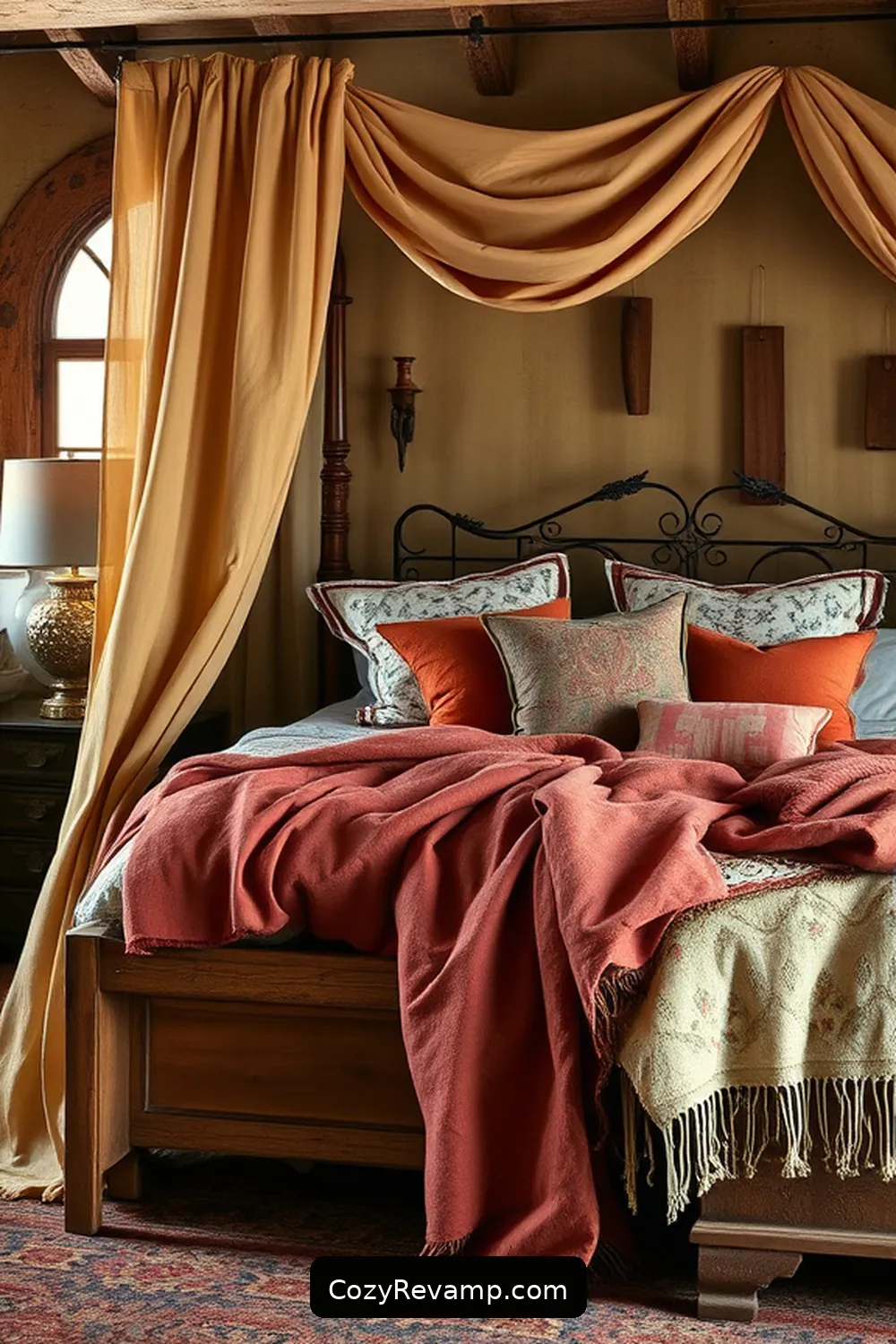 Antique Fabrics for 15 Essential Reclaimed Materials for a Rustic Bedroom Makeover