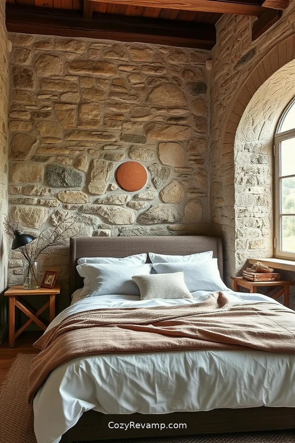 Weathered Stone for 15 Essential Reclaimed Materials for a Rustic Bedroom Makeover