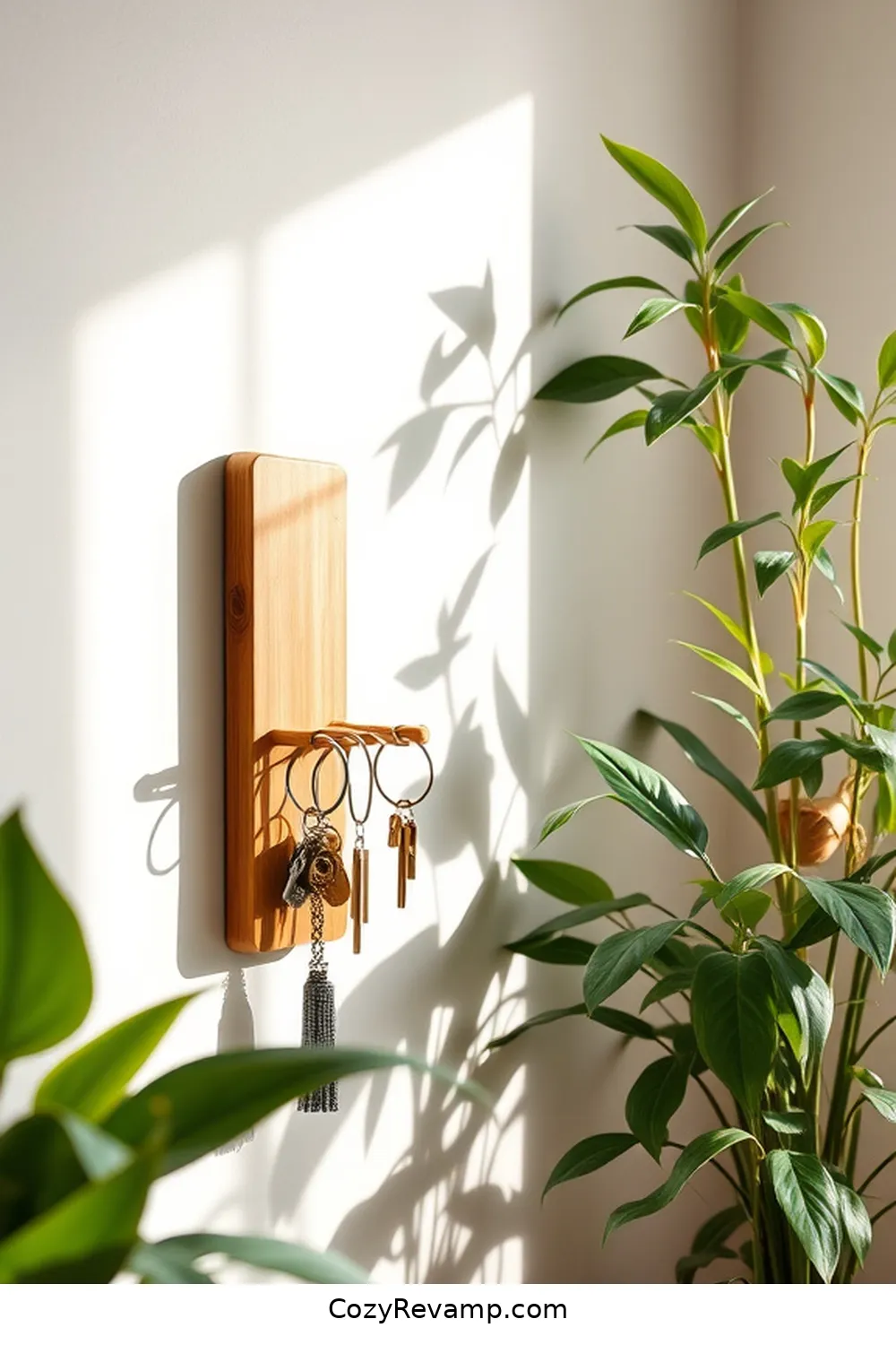 15 Inspiring Minimalist Entryway Ideas Featuring Bamboo Material 13 Bamboo Key Holder for Easy Access for 15 Inspiring Minimalist Entryway Ideas Featuring Bamboo Material