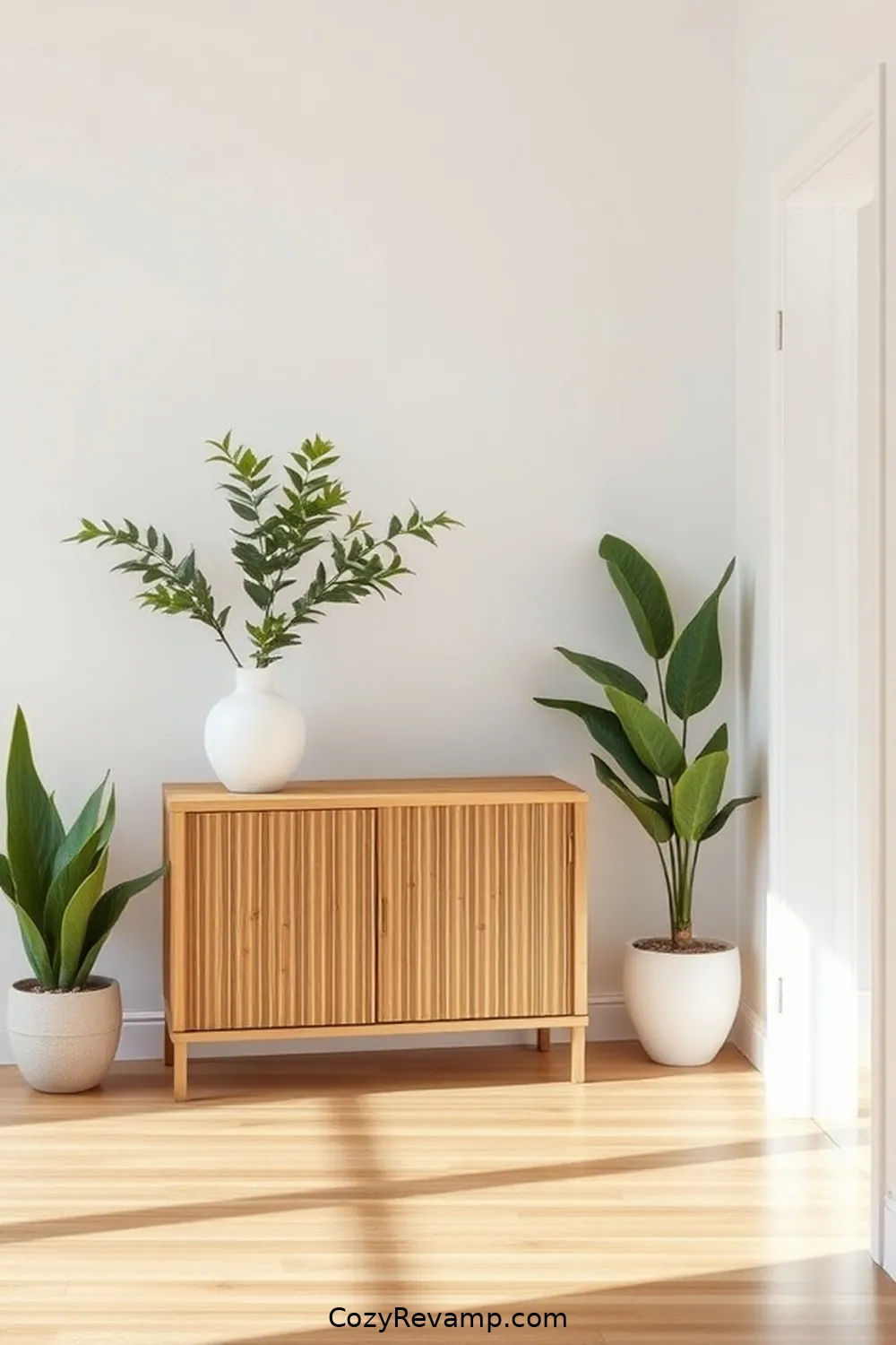 15 Inspiring Minimalist Entryway Ideas Featuring Bamboo Material 4 Minimalist Bamboo Console Table for 15 Inspiring Minimalist Entryway Ideas Featuring Bamboo Material