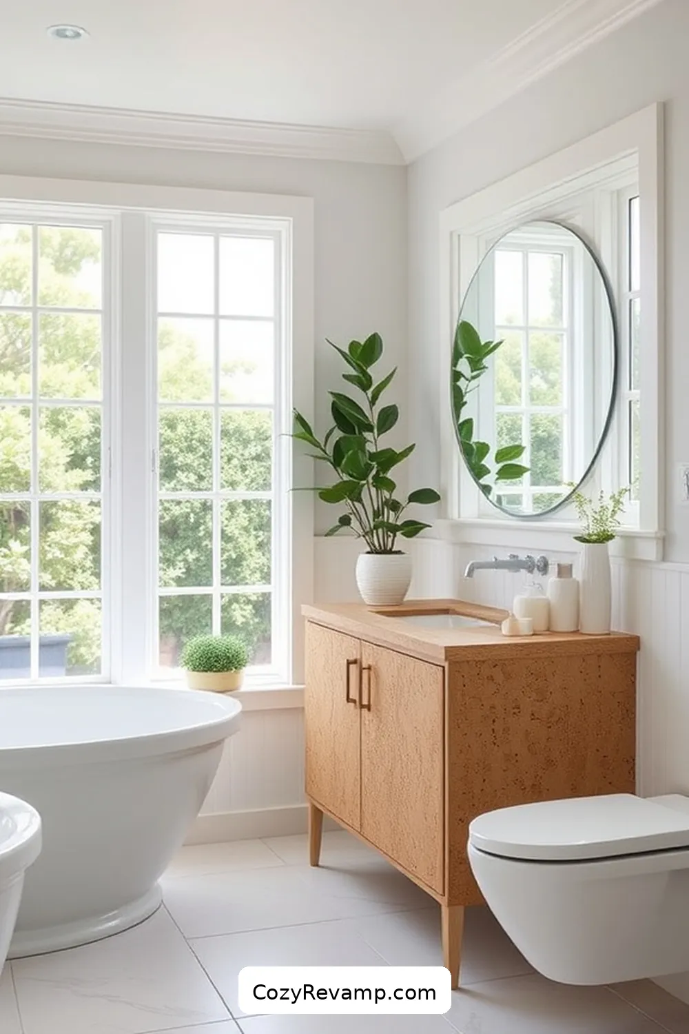 15 Stunning Coastal Bathroom Designs With Cork Material 7 Bright and Airy Cork Vanity Designs for 15 Stunning Coastal Bathroom Designs With Cork Material