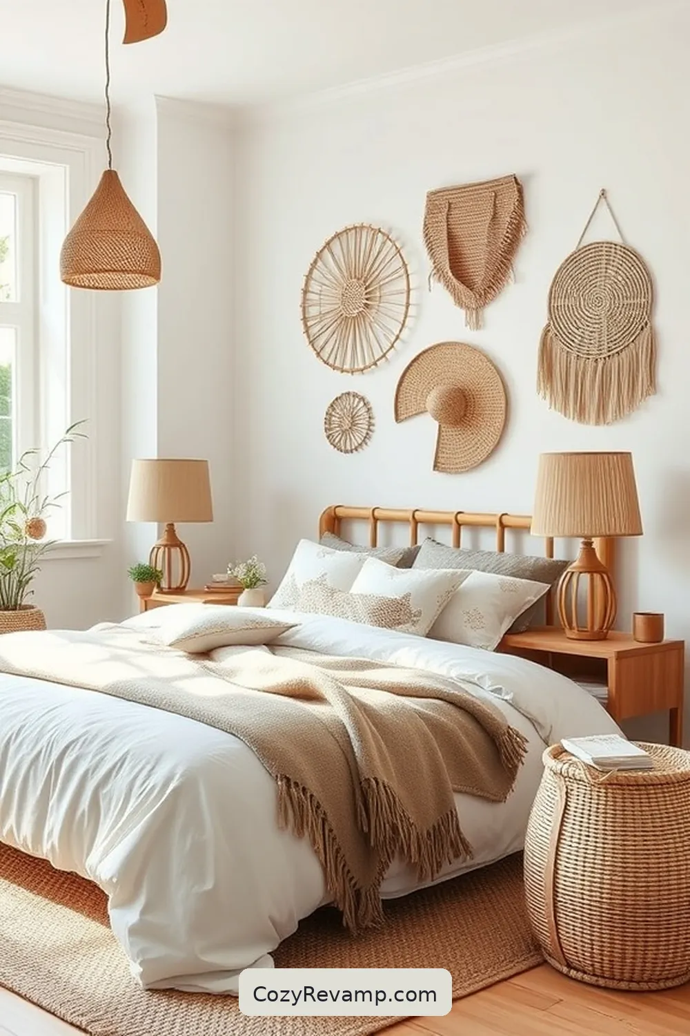 15 Stylish Scandinavian Bedroom Ideas With Bamboo Material 11 Bamboo Accessories for a Natural Touch for 15 Stylish Scandinavian Bedroom Ideas With Bamboo Material