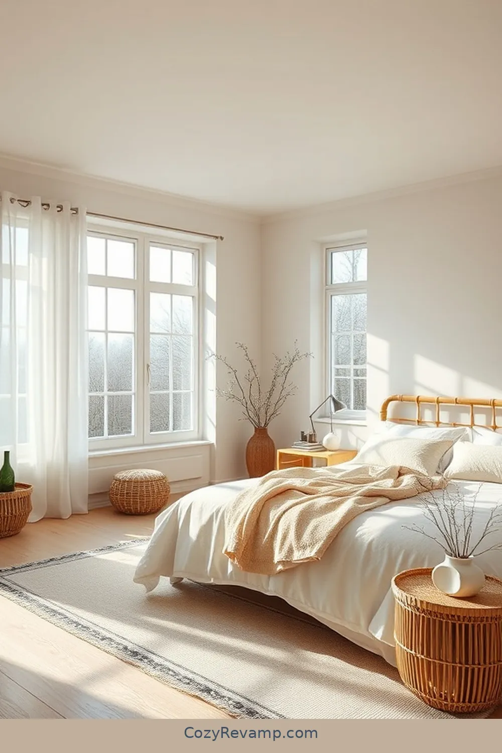 15 Stylish Scandinavian Bedroom Ideas With Bamboo Material 15 Designing a Zen Space With Bamboo for 15 Stylish Scandinavian Bedroom Ideas With Bamboo Material
