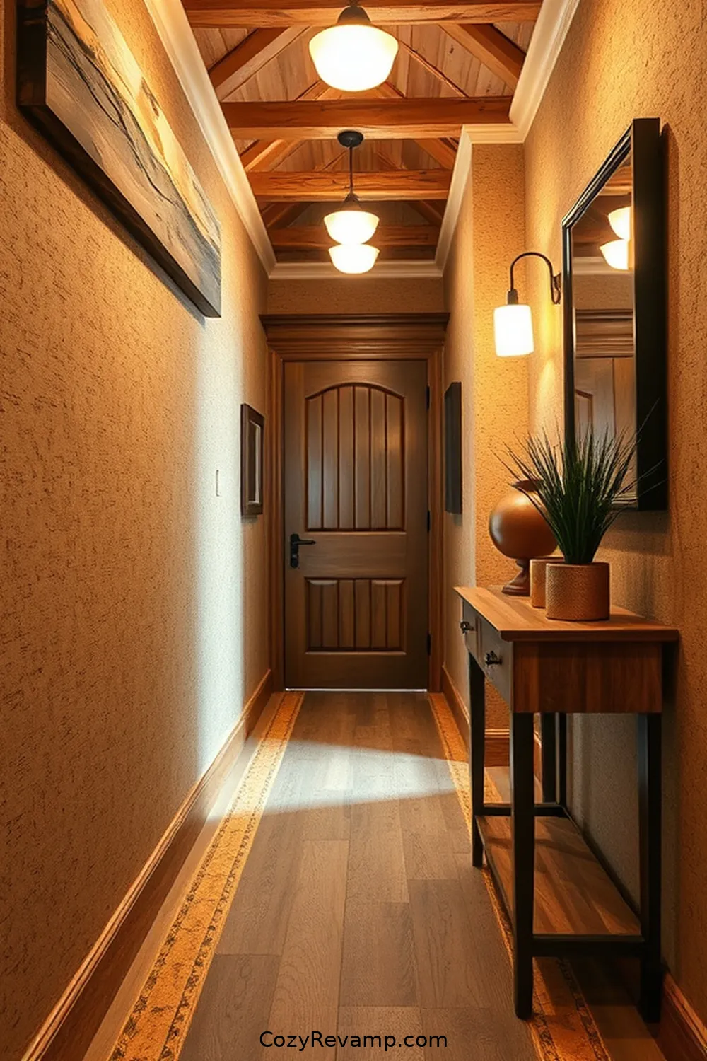 15 Ways to Create a Rustic Hallway Using Cork Material 14 Cork Baseboards for a Unified Look for 15 Ways to Create a Rustic Hallway Using Cork Material