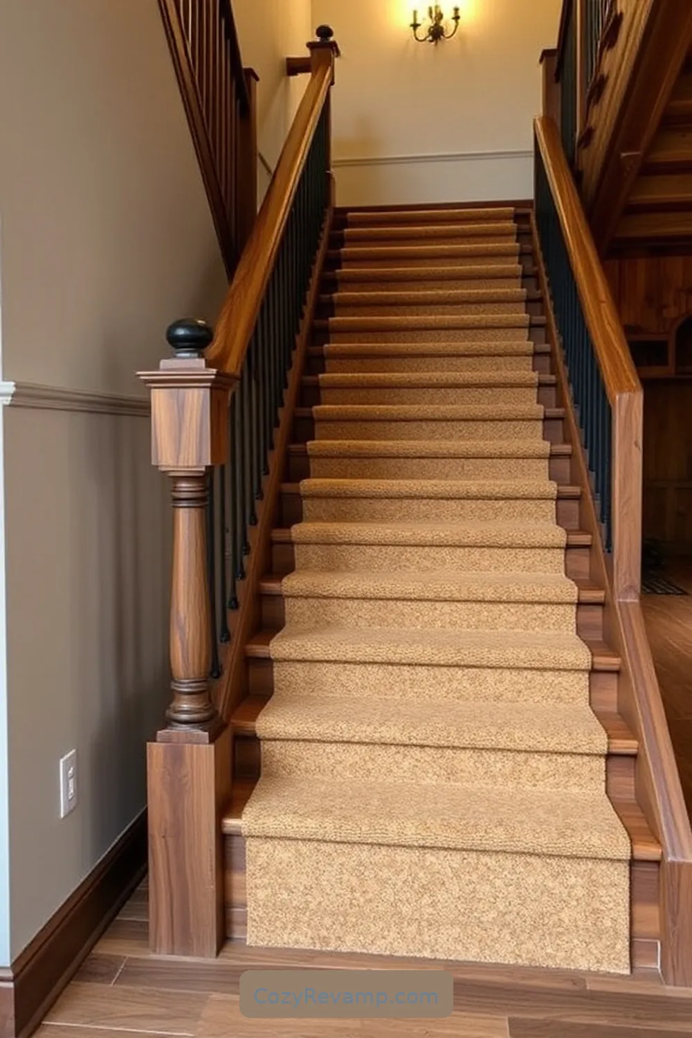 15 Ways to Create a Rustic Hallway Using Cork Material 13 Cork Stair Treads for Safety and Style for 15 Ways to Create a Rustic Hallway Using Cork Material