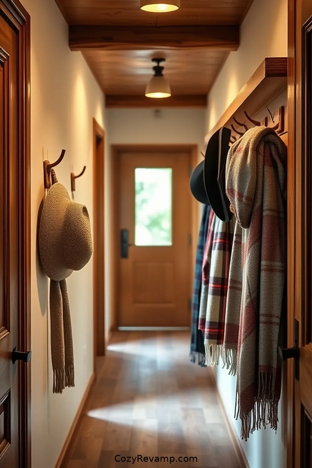 15 Ways to Design a Rustic Hallway With Bamboo Material 13 Add Bamboo Hooks for Functional DΓ©cor for 15 Ways to Design a Rustic Hallway With Bamboo Material
