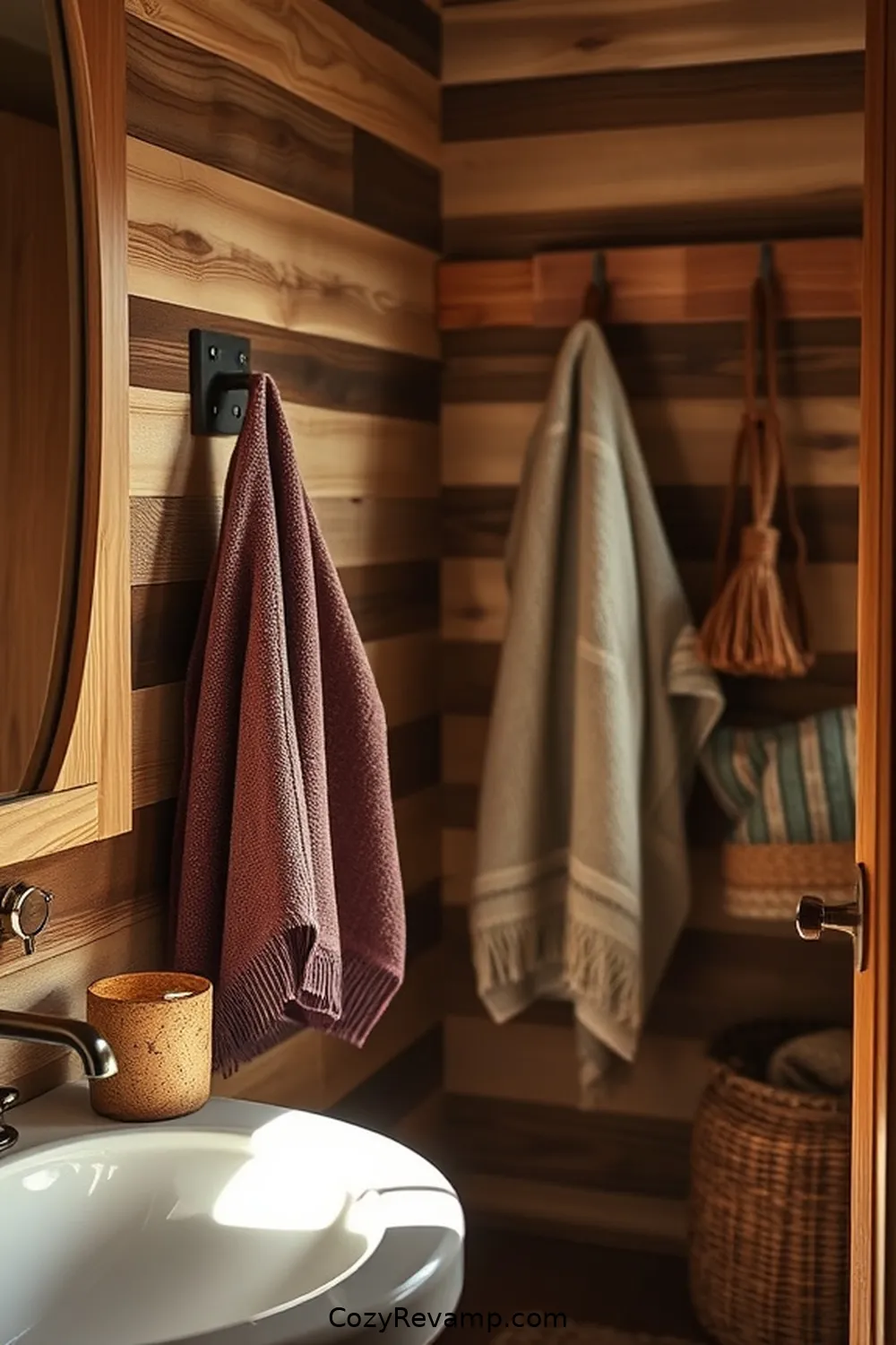 Cork Towel Holders for Functionality for 15 Ways to Use Cork Material in a Rustic Bathroom