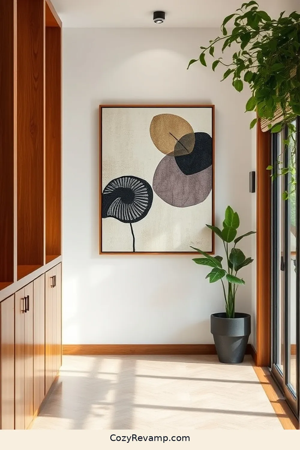 15 Ways to Use Natural Fibers in Your Mid-Century Modern Hallway 11 Utilize Cotton Wall Art for a Personal Touch for 15 Ways to Use Natural Fibers in Your Mid-Century Modern Hallway