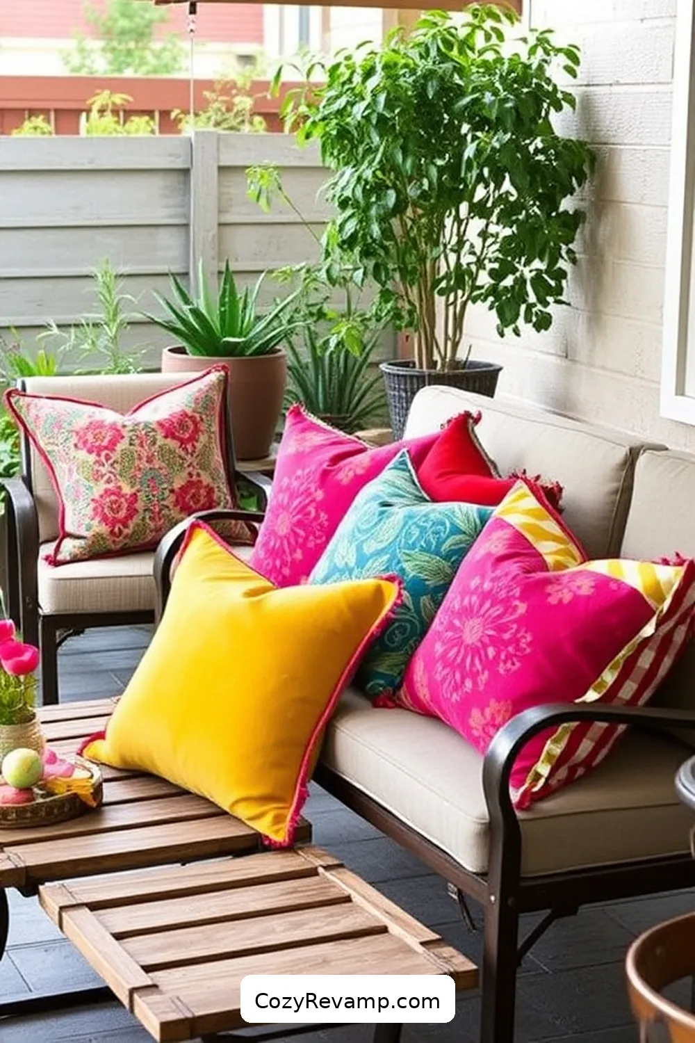 16 Creative Ways to Style Your Industrial Outdoor Patio With Upcycled Fabric 17 Customized Fabric Pillows With Personal Touches for 16 Creative Ways to Style Your Industrial Outdoor Patio With Upcycled Fabric