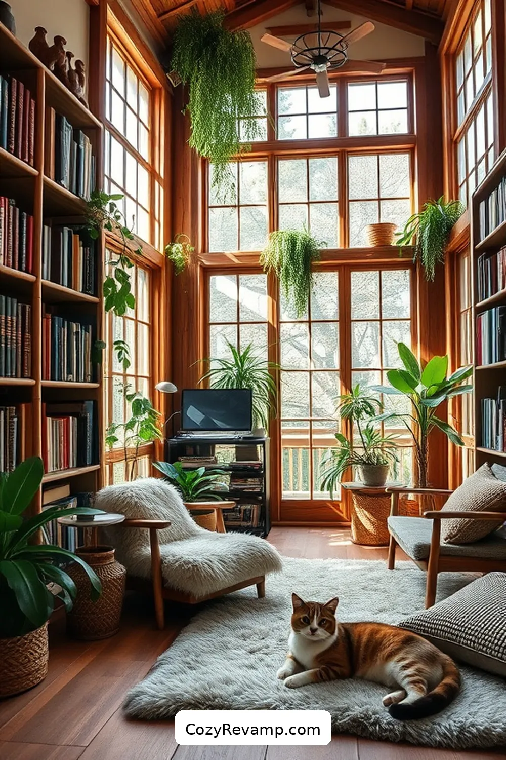 16 Essential Elements for a Rustic Library Using Natural Fibers 4 Bamboo Bookshelves for 16 Essential Elements for a Rustic Library Using Natural Fibers