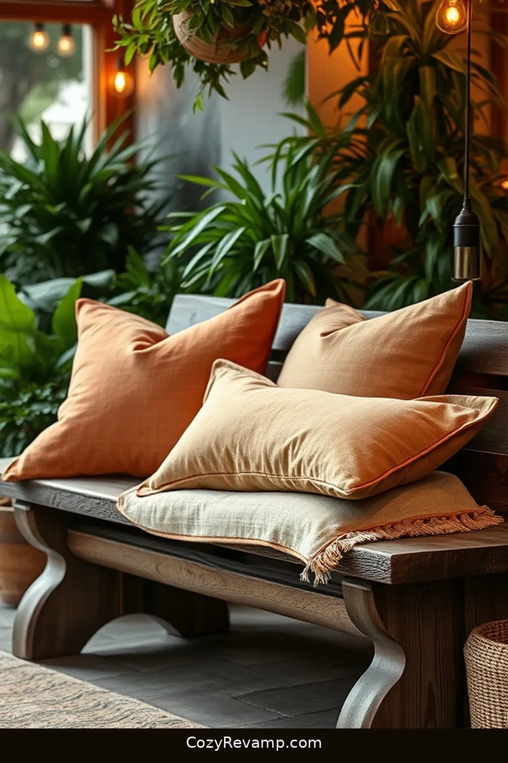 16 Essential Elements for a Rustic Library Using Natural Fibers 2 Organic Cotton Cushions for 16 Essential Elements for a Rustic Library Using Natural Fibers