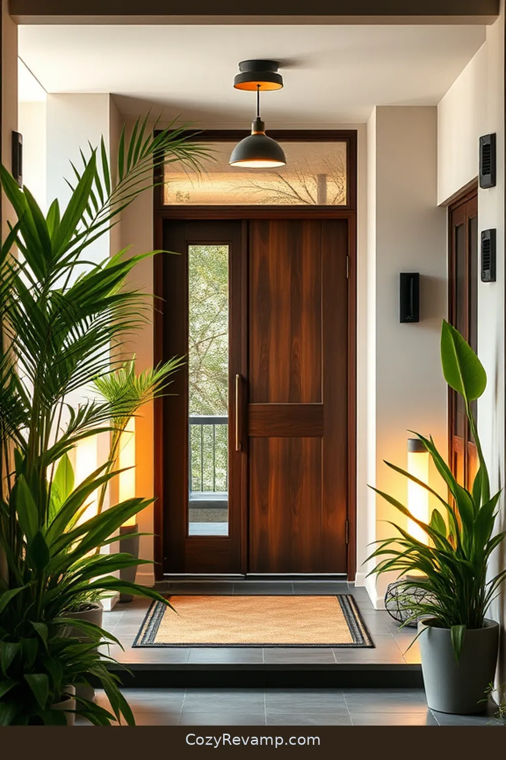 16 Essential Materials for Mid-Century Modern Entryways With Solar-Powered Lights 12 Bamboo for 16 Essential Materials for Mid-Century Modern Entryways With Solar-Powered Lights