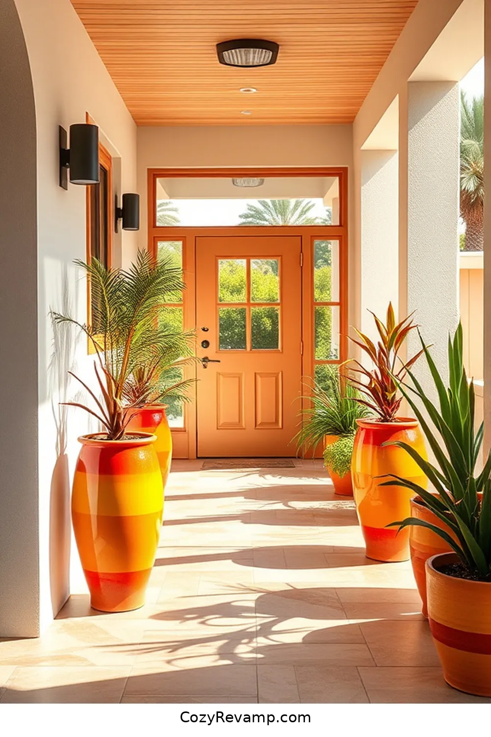 16 Essential Materials for Mid-Century Modern Entryways With Solar-Powered Lights 10 Ceramic for 16 Essential Materials for Mid-Century Modern Entryways With Solar-Powered Lights