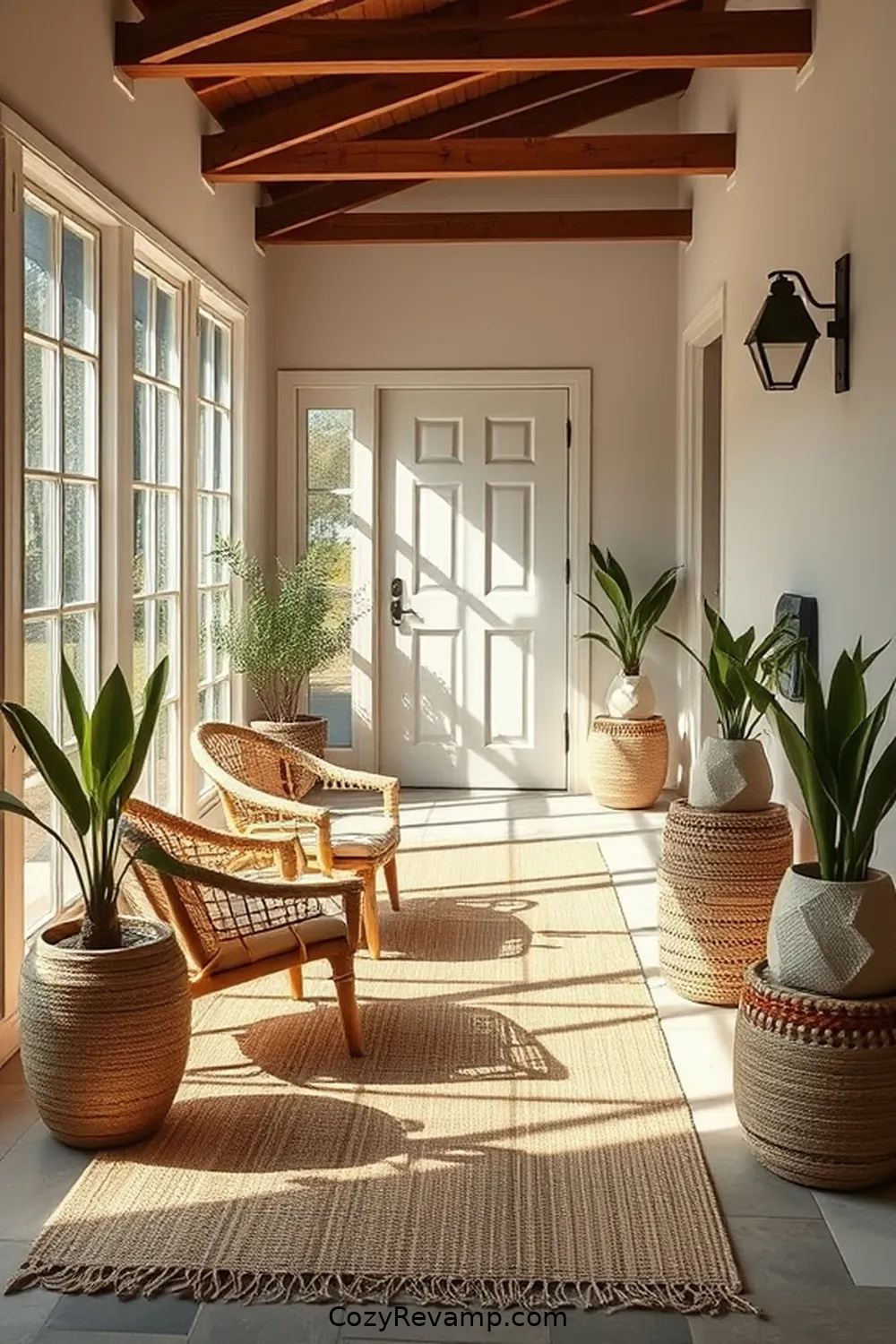 16 Essential Materials for Mid-Century Modern Entryways With Solar-Powered Lights 13 Natural Fibers for 16 Essential Materials for Mid-Century Modern Entryways With Solar-Powered Lights
