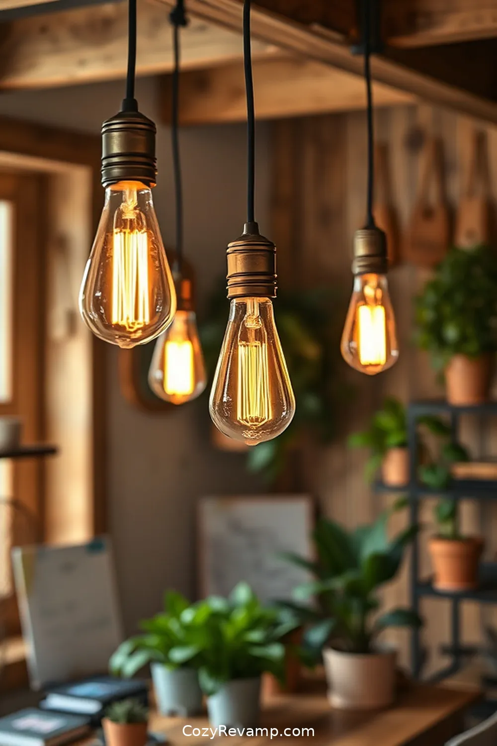 16 Essential Materials for Rustic Home Office Solar-Powered Lights 10 Edison Bulbs for 16 Essential Materials for Rustic Home Office Solar-Powered Lights