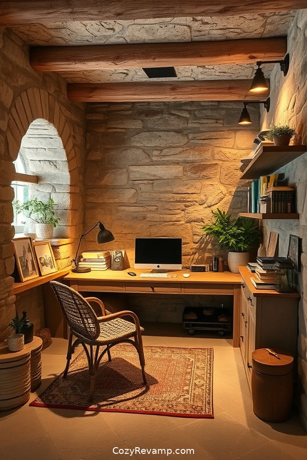 16 Essential Materials for Rustic Home Office Solar-Powered Lights 12 Stone Elements for 16 Essential Materials for Rustic Home Office Solar-Powered Lights