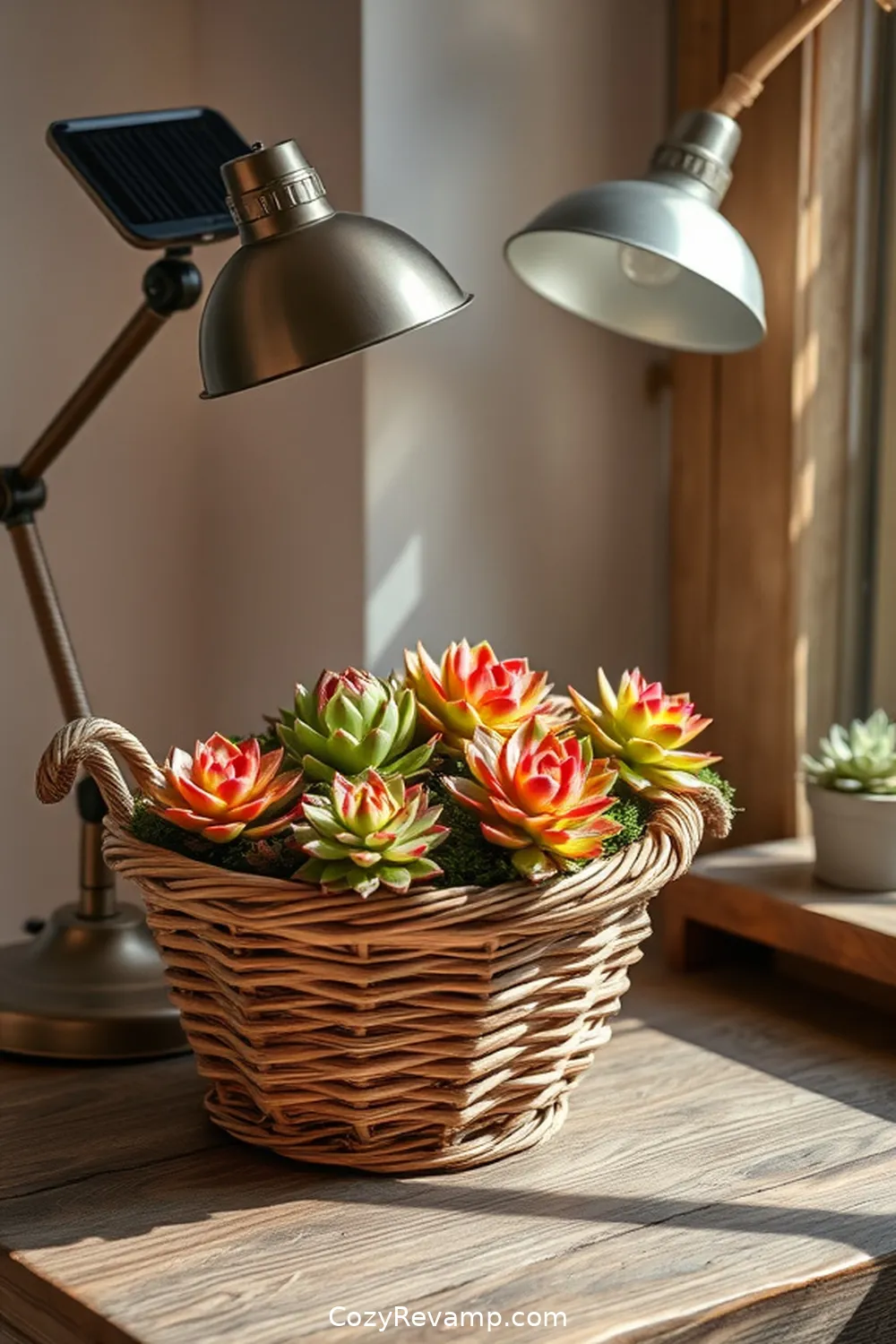 16 Essential Materials for Rustic Home Office Solar-Powered Lights 9 Woven Baskets for 16 Essential Materials for Rustic Home Office Solar-Powered Lights
