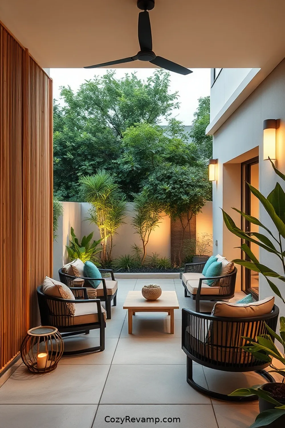 16 Essential Materials for a Minimalist Outdoor Patio With Solar-Powered Lights 15 Bamboo Privacy Screens for 16 Essential Materials for a Minimalist Outdoor Patio With Solar-Powered Lights