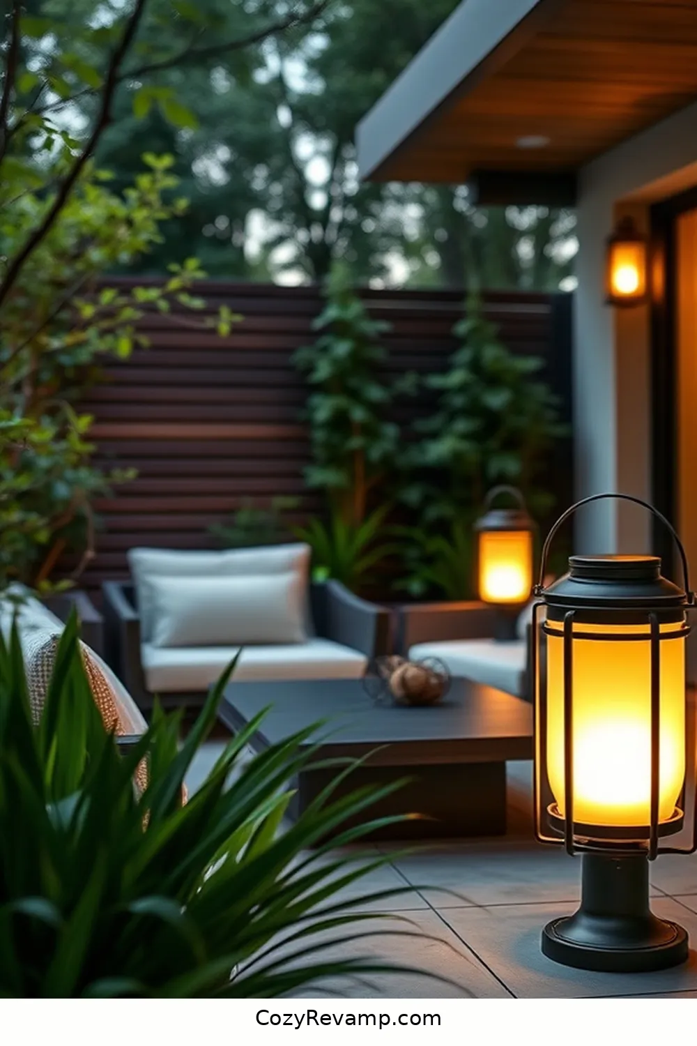 16 Essential Materials for a Minimalist Outdoor Patio With Solar-Powered Lights 9 LED Solar Lanterns for 16 Essential Materials for a Minimalist Outdoor Patio With Solar-Powered Lights