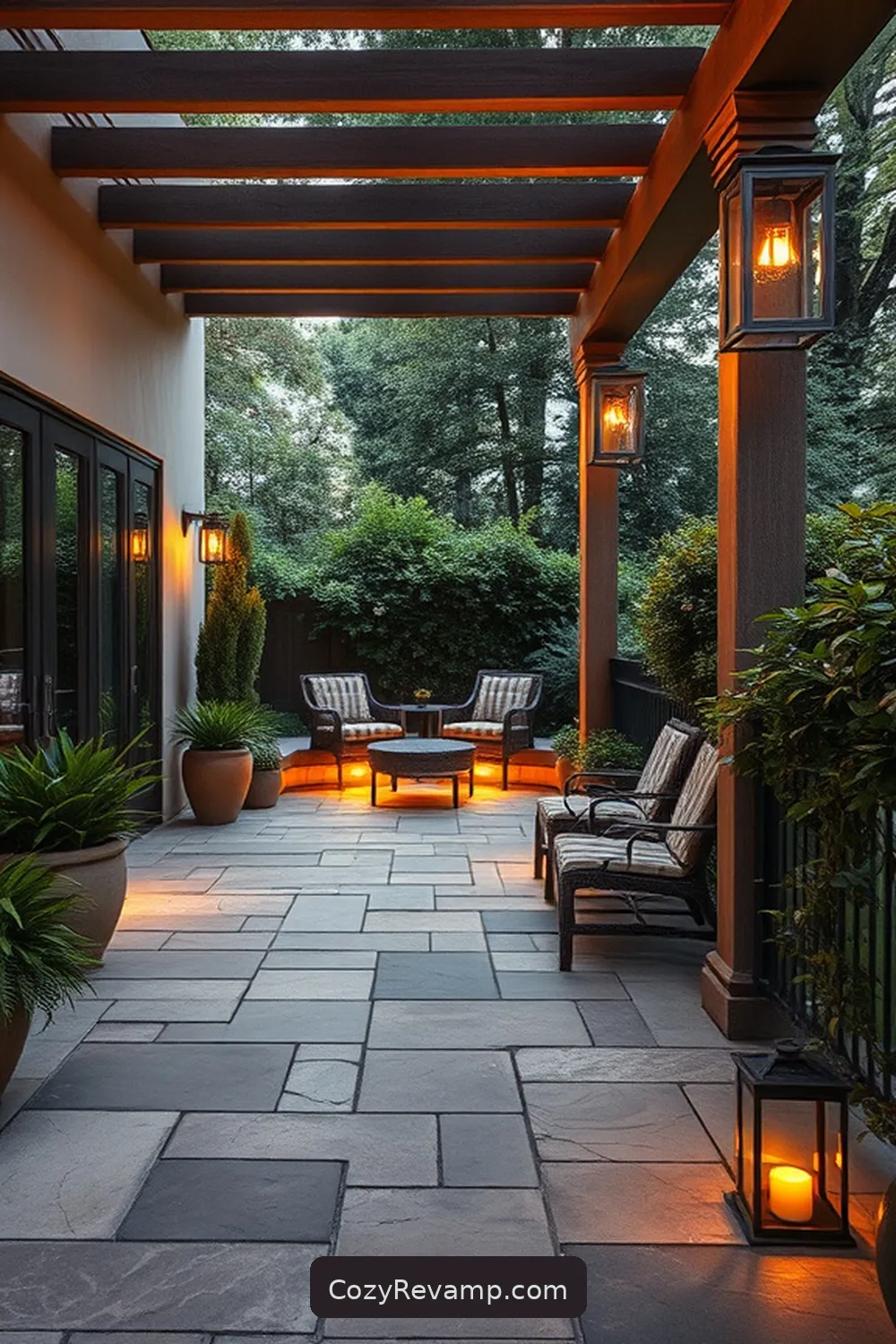 16 Essential Materials for a Minimalist Outdoor Patio With Solar-Powered Lights 4 Natural Stone Flooring for 16 Essential Materials for a Minimalist Outdoor Patio With Solar-Powered Lights