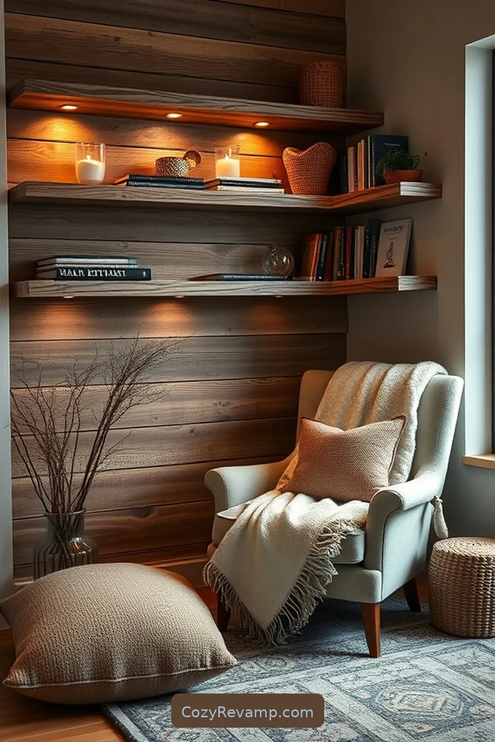 Create a Cozy Reading Nook for 16 Essential Tips for a Scandinavian Home Office Using Reclaimed Materials