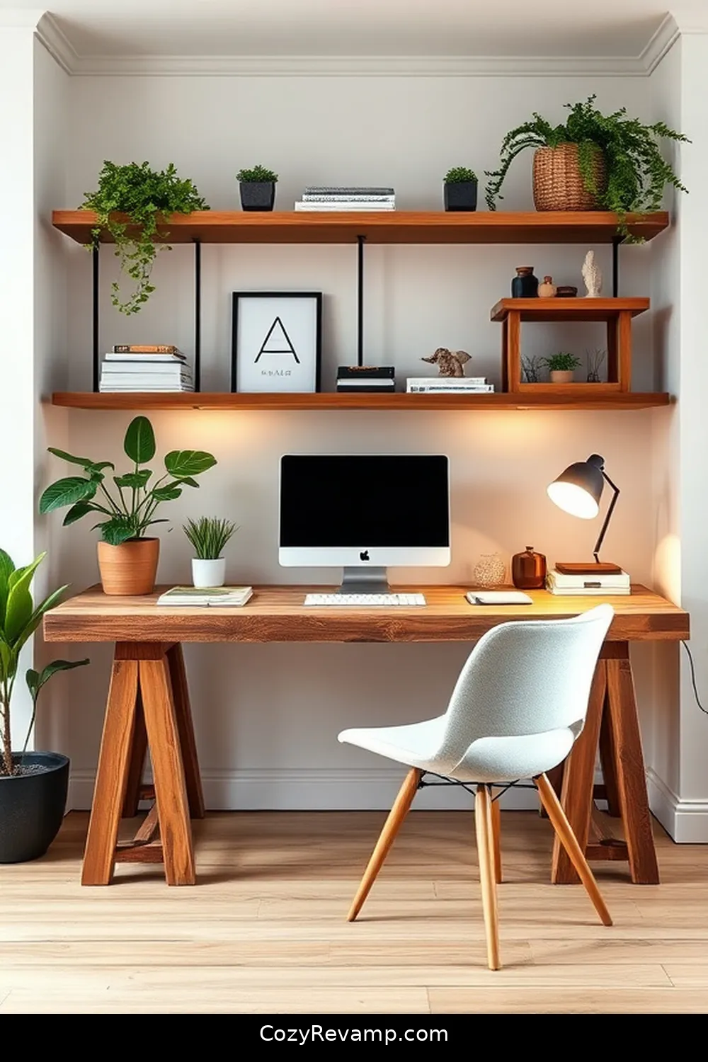 Use Reclaimed Wood for Desks and Shelves for 16 Essential Tips for a Scandinavian Home Office Using Reclaimed Materials