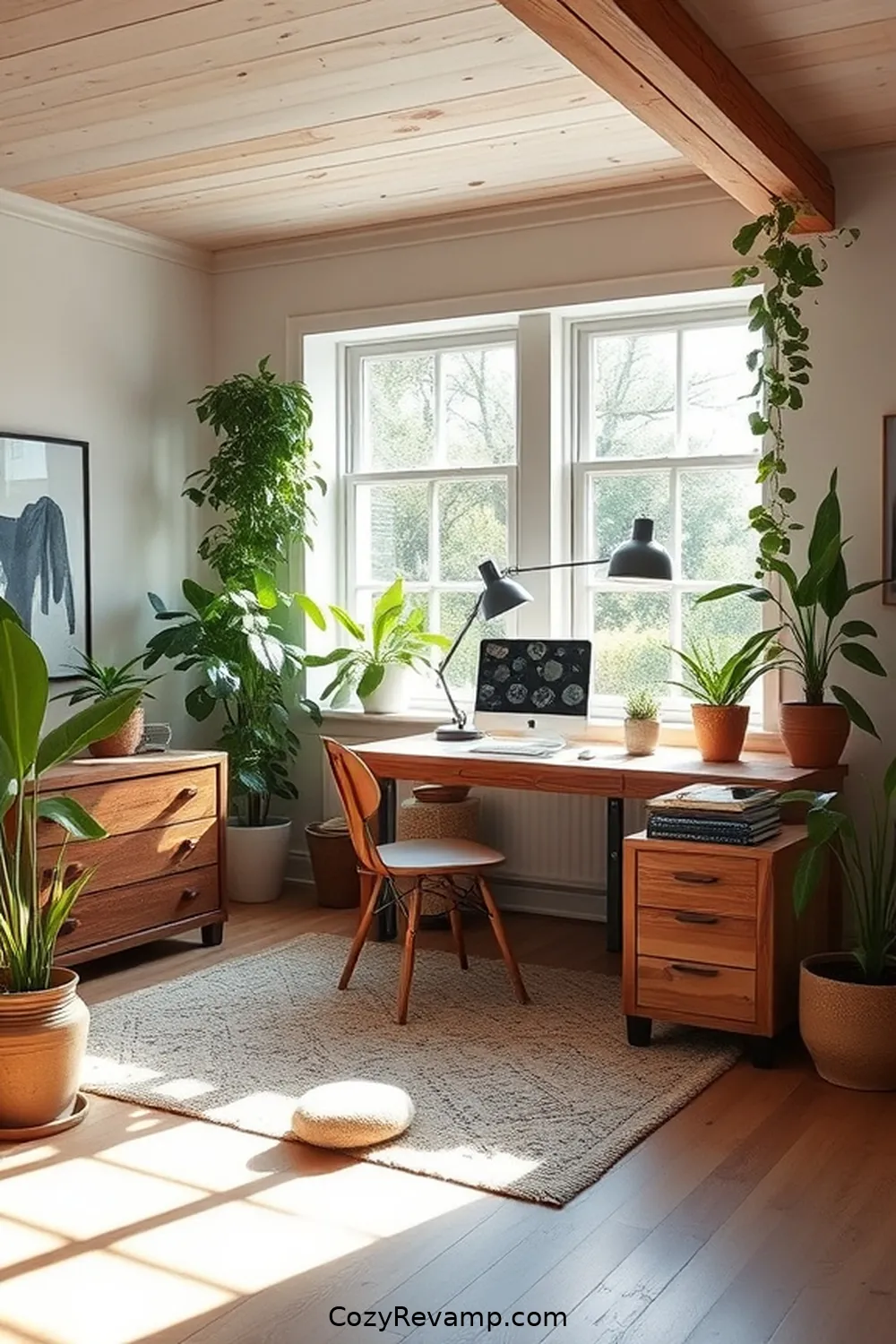 Utilize Multi-Functional Spaces for 16 Essential Tips for a Scandinavian Home Office Using Reclaimed Materials