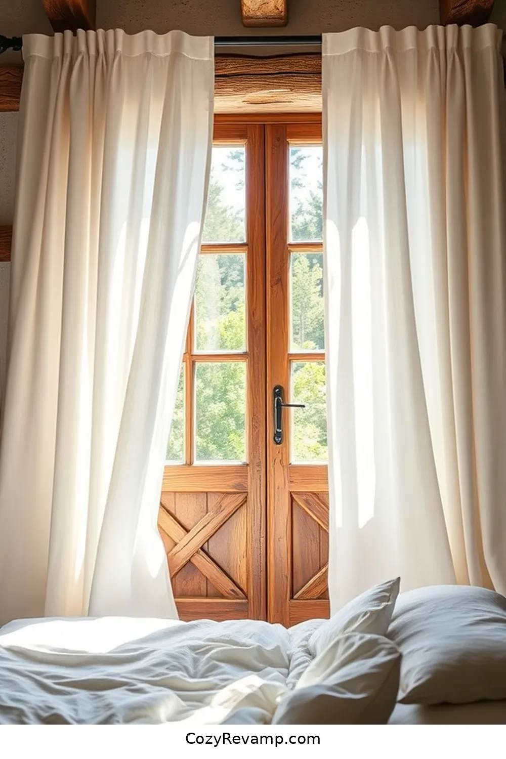 Organic Cotton Curtains for 16 Essentials for a Rustic Bedroom With Organic Cotton Material