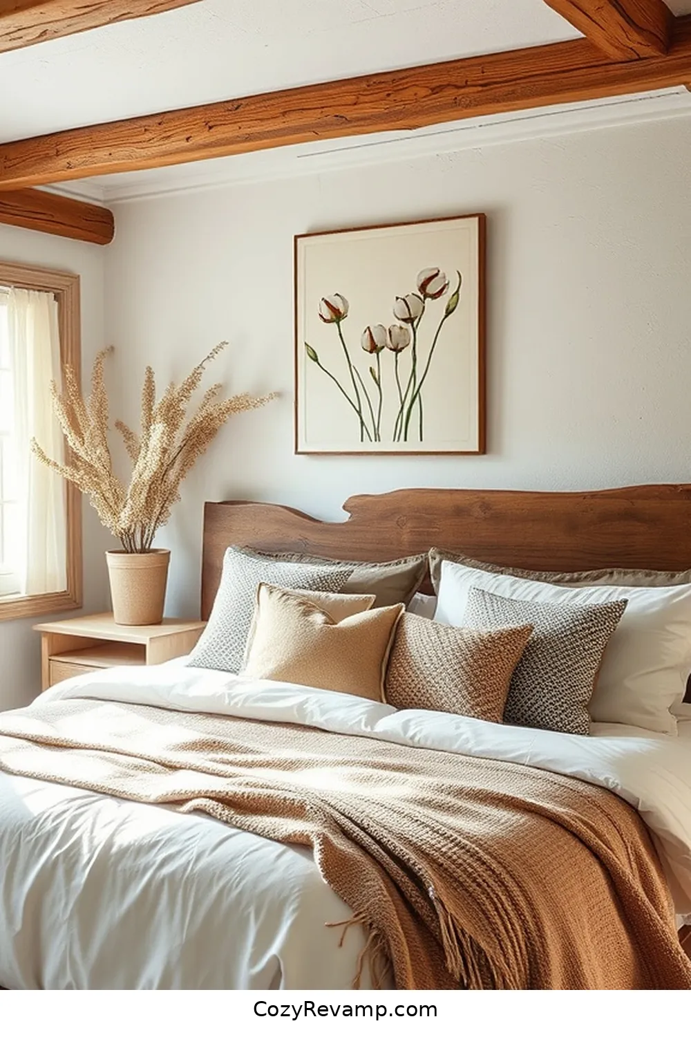 Organic Cotton Wall Art for 16 Essentials for a Rustic Bedroom With Organic Cotton Material