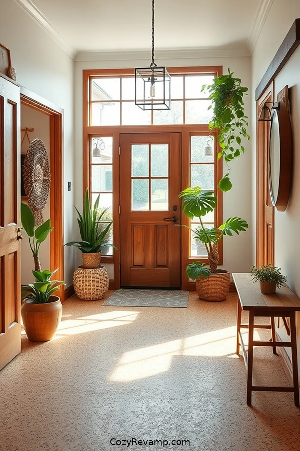 16 Inspiring Ideas for a Modern Farmhouse Entryway Featuring Cork Material 2 Embrace Cork Flooring for Warmth and Texture for 16 Inspiring Ideas for a Modern Farmhouse Entryway Featuring Cork Material