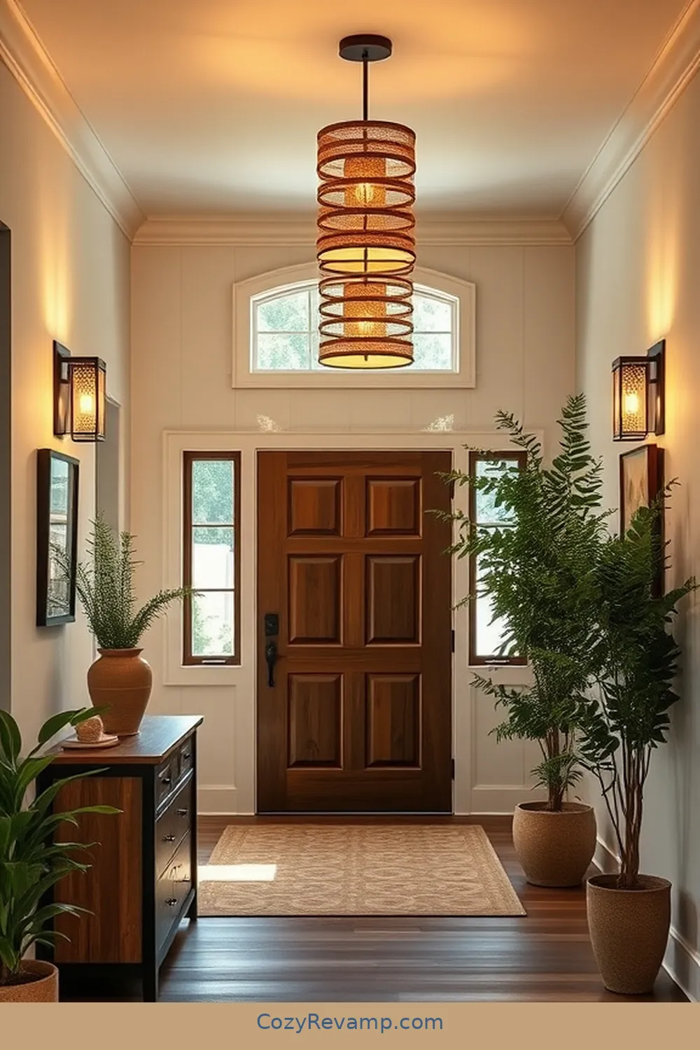 16 Inspiring Ideas for a Modern Farmhouse Entryway Featuring Cork Material 13 Incorporate Cork Lighting Fixtures for Ambiance for 16 Inspiring Ideas for a Modern Farmhouse Entryway Featuring Cork Material