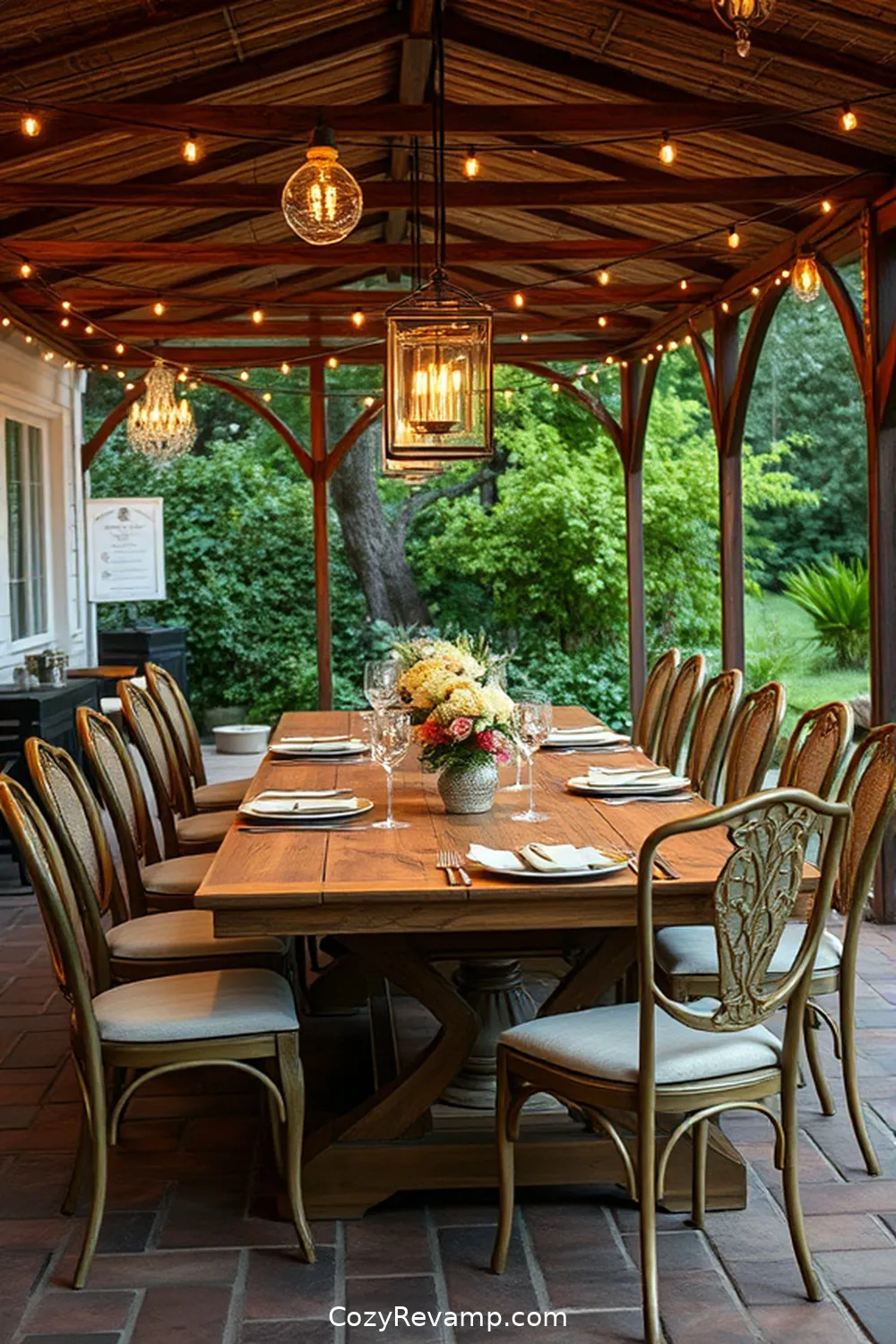 16 Inspiring Ideas for a Modern Farmhouse Outdoor Patio Using Reclaimed Materials 2 Reclaimed Wood Dining Table for 16 Inspiring Ideas for a Modern Farmhouse Outdoor Patio Using Reclaimed Materials