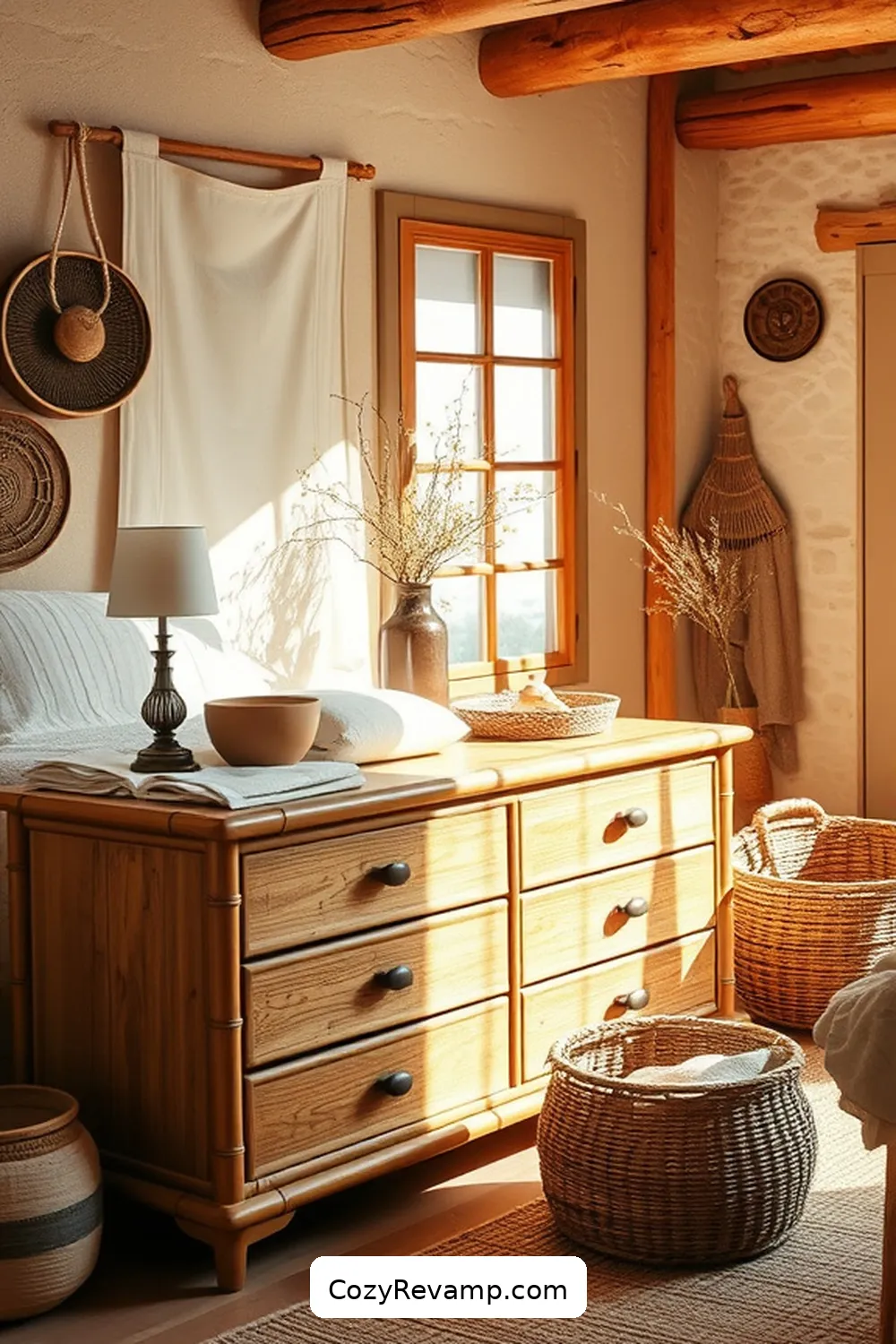 16 Key Elements for a Rustic Bedroom Using Bamboo Material 7 Bamboo Dressers for 16 Key Elements for a Rustic Bedroom Using Bamboo Material