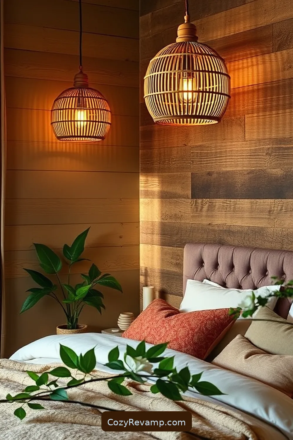 16 Key Elements for a Rustic Bedroom Using Bamboo Material 8 Bamboo Lighting Fixtures for 16 Key Elements for a Rustic Bedroom Using Bamboo Material