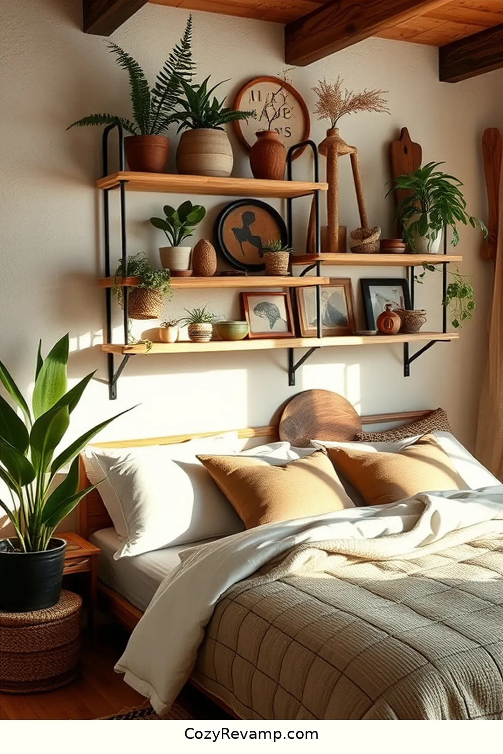 16 Key Elements for a Rustic Bedroom Using Bamboo Material 14 Bamboo Shelving for 16 Key Elements for a Rustic Bedroom Using Bamboo Material