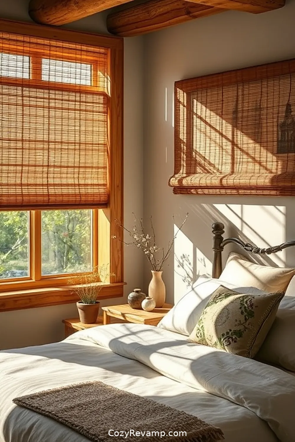 16 Key Elements for a Rustic Bedroom Using Bamboo Material 9 Bamboo Window Treatments for 16 Key Elements for a Rustic Bedroom Using Bamboo Material