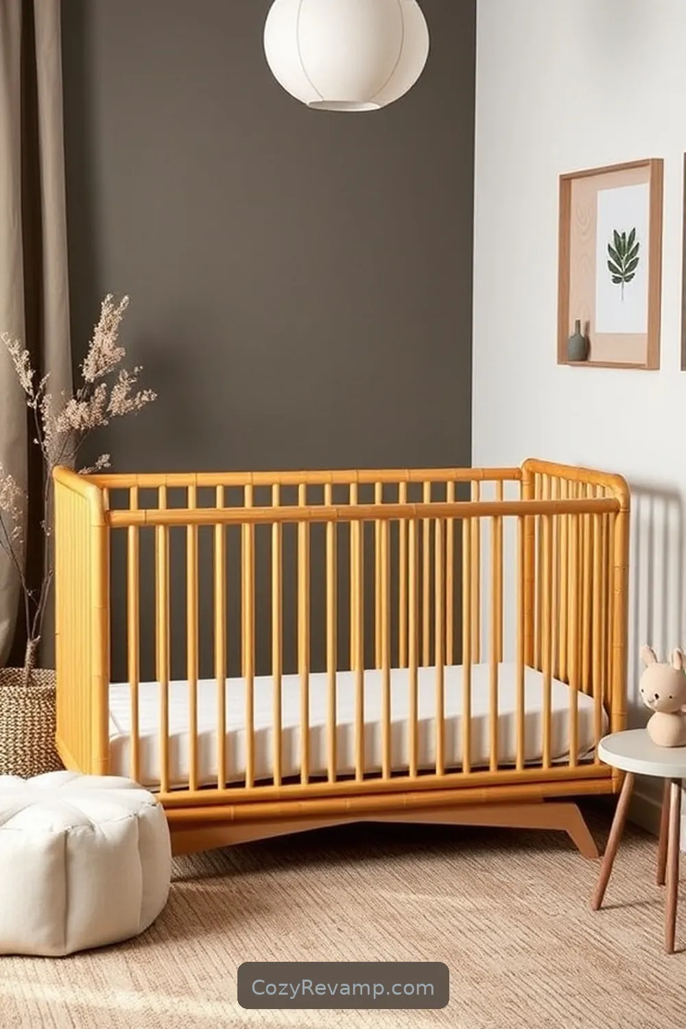 Bamboo Crib for 16 Must-Have Bamboo Materials for a Mid-Century Modern Nursery