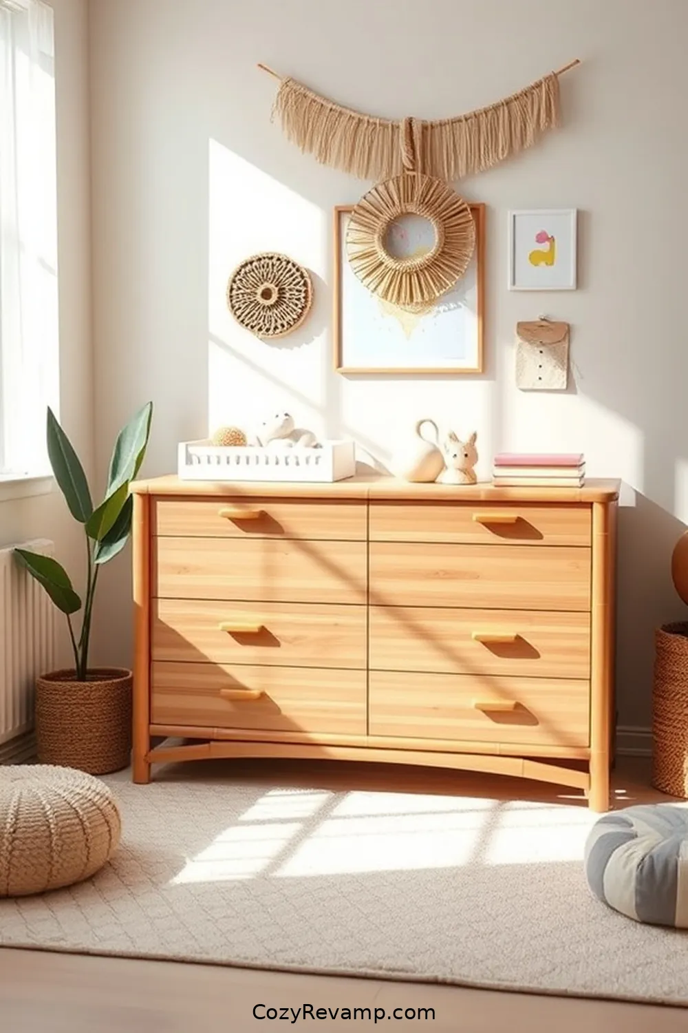 Bamboo Dresser for 16 Must-Have Bamboo Materials for a Mid-Century Modern Nursery