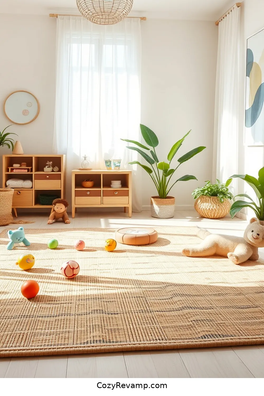 Bamboo Play Mat for 16 Must-Have Bamboo Materials for a Mid-Century Modern Nursery