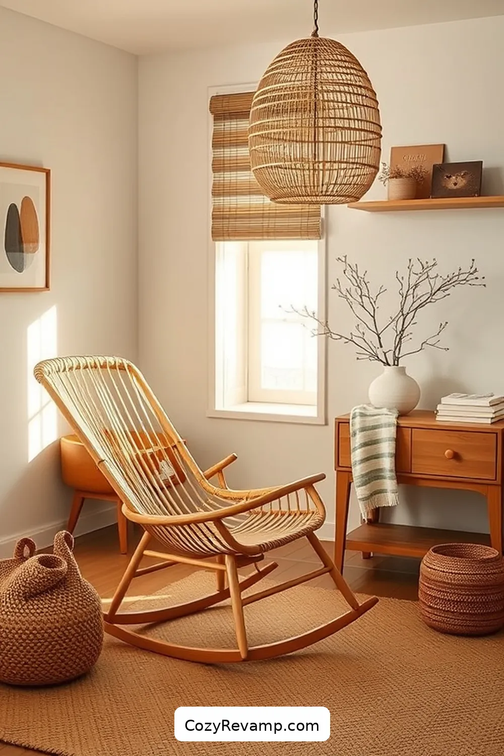 Bamboo Rocking Chair for 16 Must-Have Bamboo Materials for a Mid-Century Modern Nursery