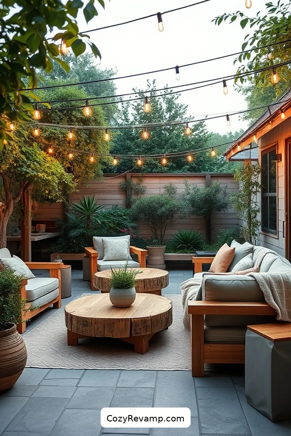 16 Stunning Industrial Outdoor Patios With Recycled Wood Material 5 Cozy Corner: Perfecting the Outdoor Lounge With Recycled Wood for 16 Stunning Industrial Outdoor Patios With Recycled Wood Material